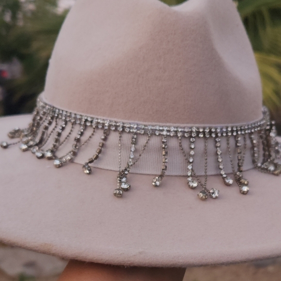 Biltmore‎ for Madewell Crystal Rhinestone strap-on FEDORA main image 2